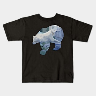 polar bear design Kids T-Shirt